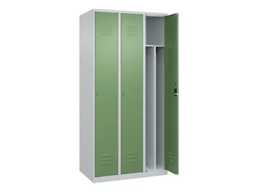 locker voor scheiding van kleding,HxBxD 1850x900x500mm,3vak