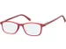 Bril Montana +0.00dpt blue Light filter rood