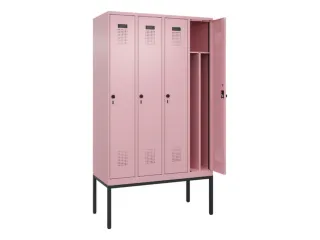 locker voor scheiding van kleding,HxBxD 2120x1200x500mm,4vak - 1