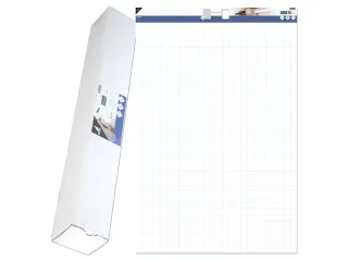 Flipoverpapier Kangaro blanco/ruit 65x100cm microperforatie 50vel doos - 1