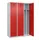 locker voor scheiding van kleding,HxBxD 1850x1200x500mm,3vak