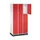 lockerkast,HxBxD 1950x920x500mm,3x3vakken,cil.-slot,sokkel