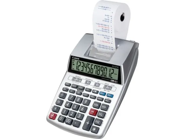 Canon P23-DTSC calculator Desktop Rekenmachine met printer Zilver