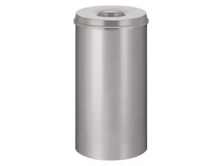 Papierbak met vlamdover Vepabins 50 liter 33.5cm x 63cm Lichtgrijs - 4