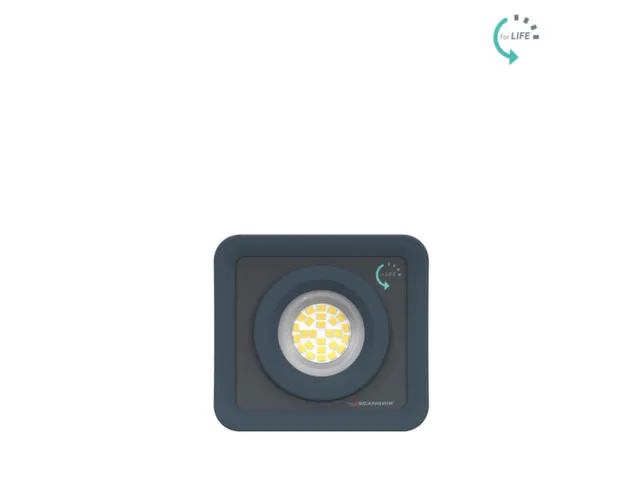 Lampe portative DEL 1000lumen interrupteur Marche/Arrêt clip fixation