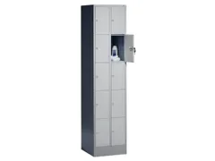 lockerkast RAL7035 HxBxD 1950x460x480mm 2x5vakken vak B 190mm