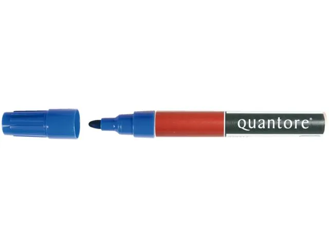 Whiteboardstift Quantore rond 1-1.5mm blauw