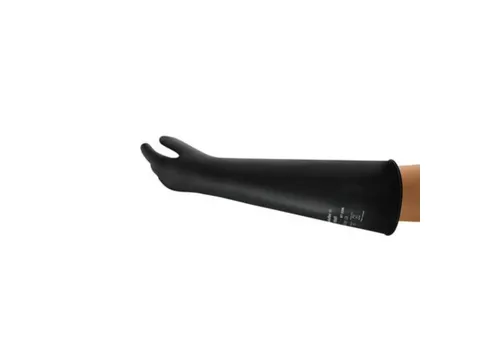 Ansell AlphaTec 87-108 latex handschoenen, zwart, maat 8,5, 12 paar