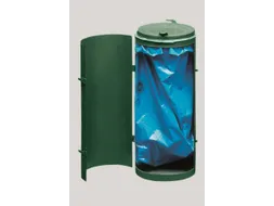 Afvalverzamelaar 70 Liter HxØ 900x450mm Met Deur Staal Ral6005