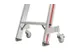 escabeau sur roulettes,double face,2x4marches,Hauteur 0,45m