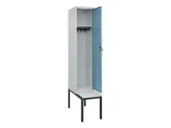 locker met bank,HxBxD 2120x400x815mm,1vak,vak B 400mm,draaigrendel