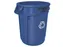 Ronde Brute container 121.1 liter Blauw Rubbermaid