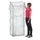 Afvalverzamelaar Groot Volume 1835x630x540mm 1000 Liter Rotax-Zilver