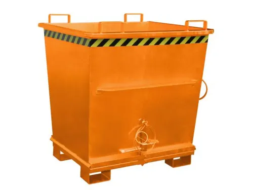 Bodemklepcontainer 1271x1040x1200mm 1m³ 2000kg Ral2000