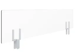 hygiënescherm v. tafelscheidingswand,PMMA,frame staal wit