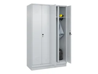 locker voor scheiding van kleding,HxBxD 1950x1200x500mm,4vak - 3
