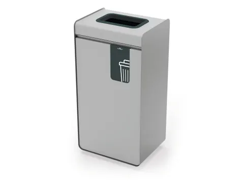 DURASORT Afvalbak sorteerunit 55L voor Restafval Grijs Donkergrijs