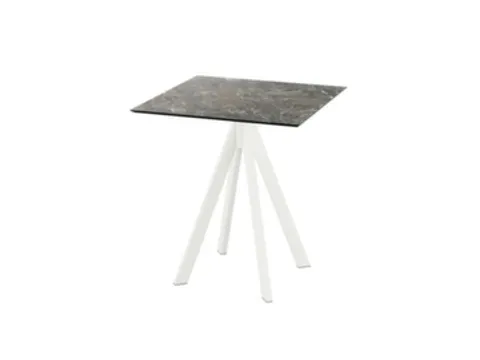 bistrotafel,HxBxD 730x700x700mm,rechthoekig,4voeten wit