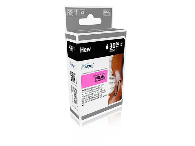 AS15775 ASTAR HP 363 PS Inkt foto lichtmagenta rebuilt Chip 5,5ml