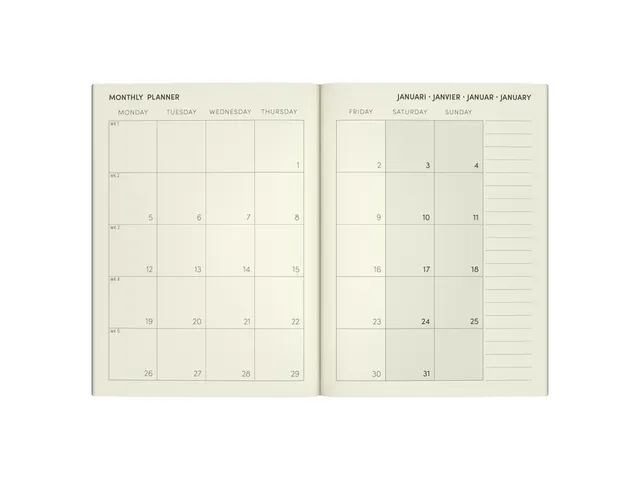 Agenda 2026 Lannoo 110x150 Peanuts 7dagen/2pagina's