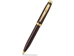 Balpen Sheaffer 100 E9370 Coffee brown PVD gold