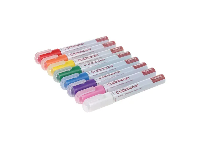 Krijtstift Europel watervast 1-6mm assorti 8 stuks