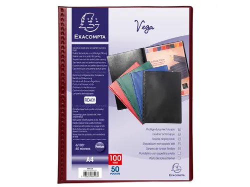 Showalbum Vega PVC o paak 50 tas A4 bord.