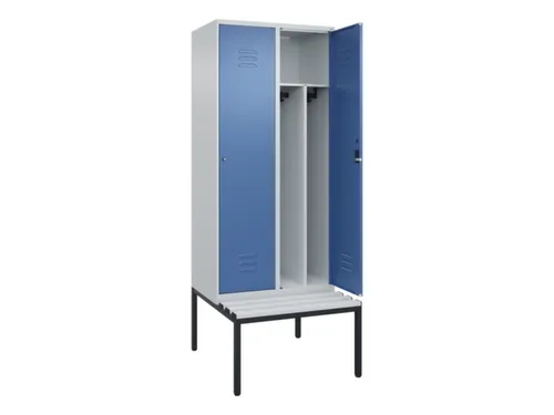 locker voor scheiding van kleding,HxBxD 2120x800x815mm,2vak