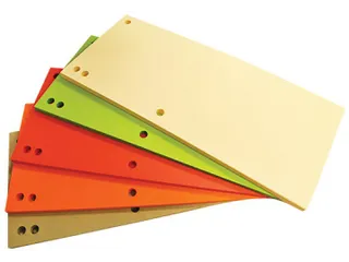 Verdeelstroken karton 1/3A4 235x105mm assorti 100 Stuks - 2
