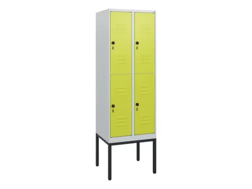 dubbeldekse locker,HxBxD 1950x600x500mm,2x2vak.,vak B 300mm