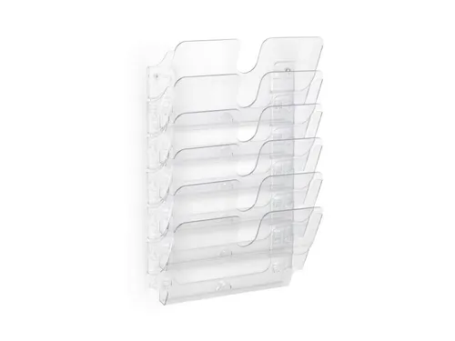 Wandfolderhouder Flexiplus 6 A4 LANDSCAPE Transparant