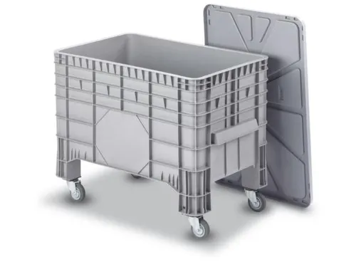 Maxi-Container 285 liter 790x640x1040mm Pe Gesloten Grijs