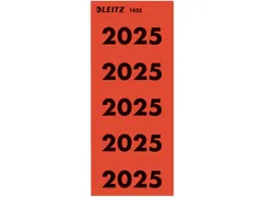 Rugetiket Leitz 2025 rood 100 stuks