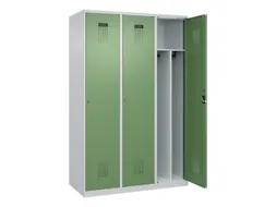 locker voor scheiding van kleding,HxBxD 1850x1200x500mm,3vak