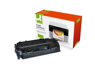Q-connect toner 6500 pagina's HP CE505X Zwart - 1