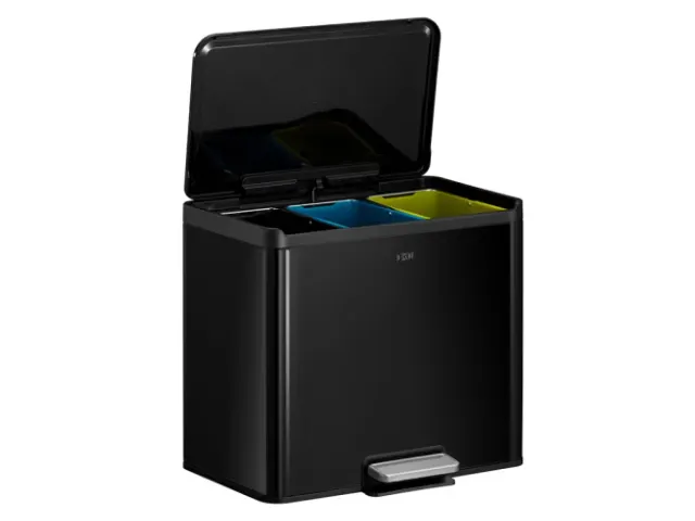 Essential Recycler pedaalemmer 9+9+9L zwart