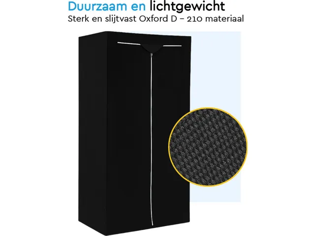BRASQ Stellingkasthoes Zwart 180x90x40 cm