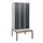 locker met bank,HxBxD 1950x900x815mm,3vak,vak B 300mm,cil.-slot