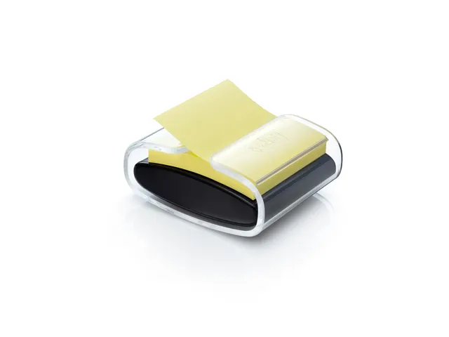 Memoblokdispenser 3M PRO voor Post-it Z-Notes 76x76mm transparant zwar
