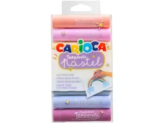 Verfstift Carioca Temperello set à 8 pastelkleuren