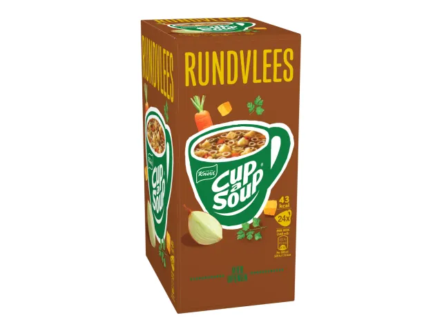 Knorr Cup-a-Soup rundvlees 24 zakjes 140 ml