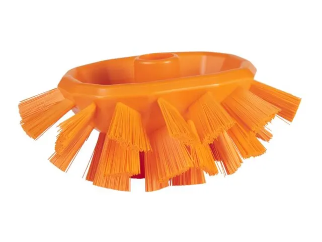 Vikan UST tankborstel harde vezels 190mm Oranje