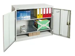 Kast Met Openslaande Deuren 900x1000x500mm 2legborden Staal