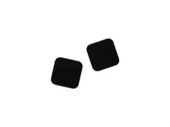 #*Magneten Naga 25x25mm vierk.acrylic set a 2st. zwart super sterk