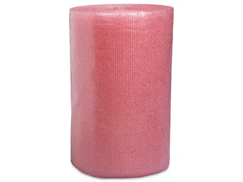 Luchtkussenfolie Roze 50µm 1000mmx100m Polyethyleen Antistatisch