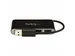 4-poorts draagbare USB 2.0 hub met geïntegreerde kabel