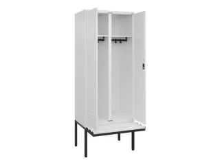 locker voor scheiding van kleding,HxBxD 2120x800x815mm,2vak - 2