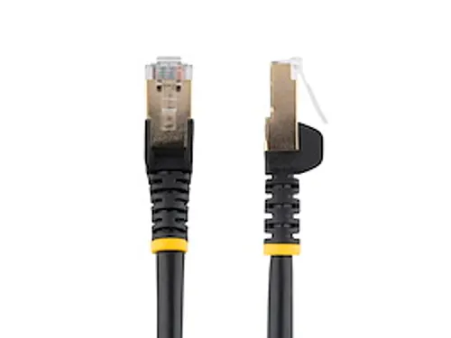 0.5m CAT6A Ethernet kabel zwart Stp
