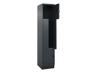 Z-garderobekast,HxBxD 1950x400x500mm,vak B 200/400mm,draaigrendel - 2