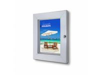 Vergrendelbare Poster Case Gegalvaniseerde Achterwand A4